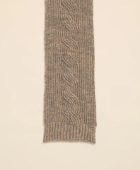 Alpaca-Cotton-Wool Blend Cable Knit Wrap Scarf | Brooks Brothers on sale