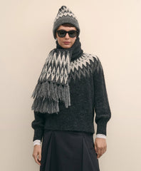 Alpaca-Wool Blend Scarf | Brooks Brothers online shop
