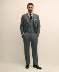 Archive Pinstripe Vest in Wool Flannel | Brooks Brothers for sale
