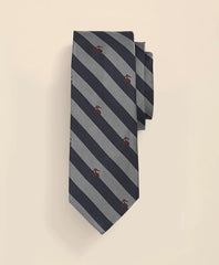 BB#4 Fleece Rep Tie | Brooks Brothers online shop