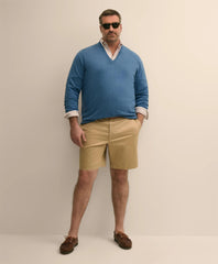 Big & Tall 10" Flat Front Stretch Advantage Chino® Shorts | Brooks Brothers on sale