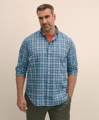 Big & Tall Friday Shirt, Poplin Tartan | Brooks Brothers online