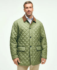 Big & Tall Paddock Diamond Quilted Coat | Brooks Brothers sale