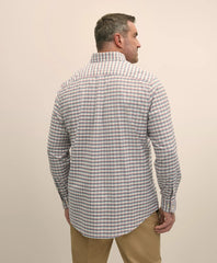 Big & Tall Stretch Cotton Non-Iron Oxford Polo Button Down Collar, Checked Shirt | Brooks Brothers sale