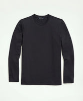 Big & Tall Supima® Cotton Long-Sleeve Logo T-Shirt | Brooks Brothers online