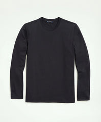 Big & Tall Supima® Cotton Long-Sleeve Logo T-Shirt | Brooks Brothers online