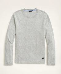 Big & Tall Supima® Cotton Long-Sleeve Logo T-Shirt | Brooks Brothers online