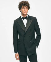 Black Fleece Peak Lapel Tuxedo in Wool-Silk | Brooks Brothers sale