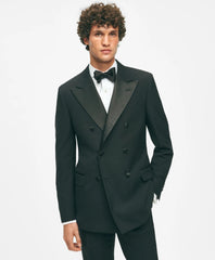 Black Fleece Peak Lapel Tuxedo in Wool-Silk | Brooks Brothers sale