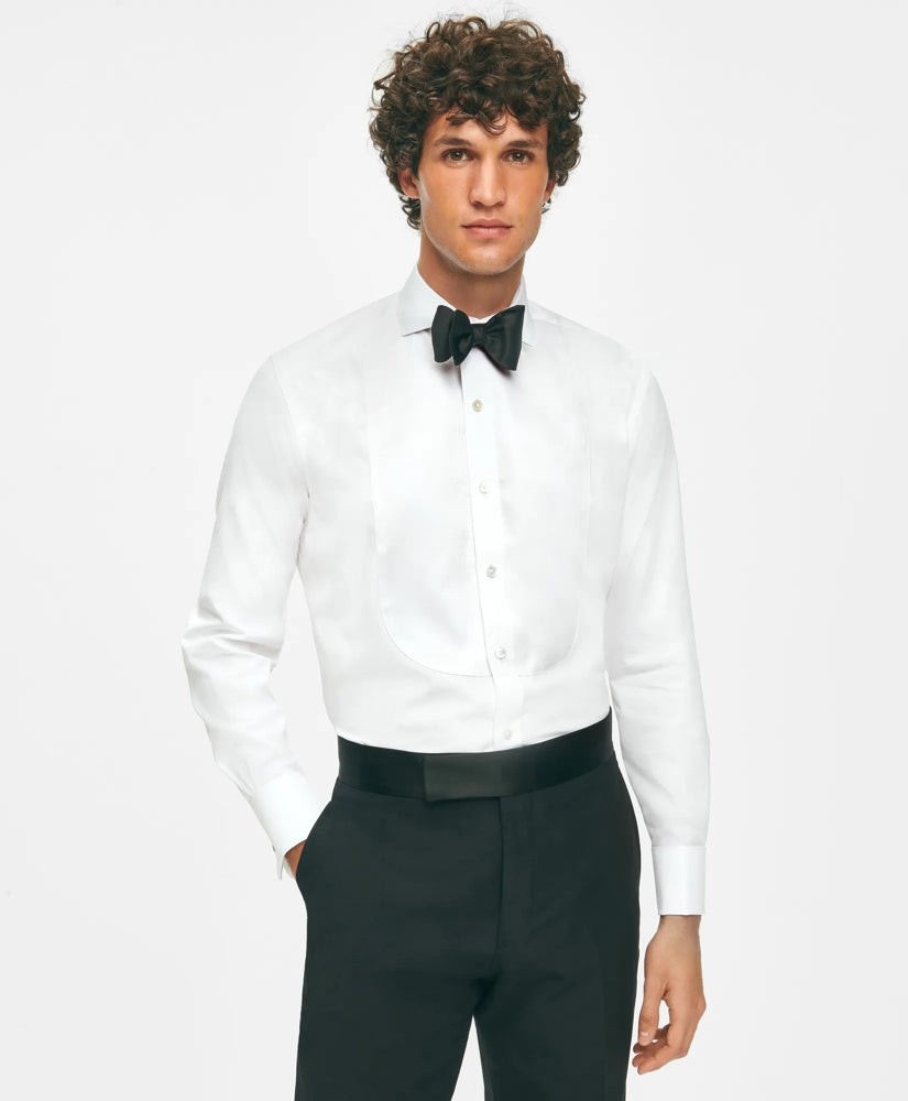 Black Fleece Pique Bib Londoner Collar Tuxedo Shirt in Sea Island Cotton | Brooks Brothers cheap