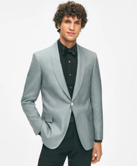 Black Fleece Shawl Collar Dinner Jacket in Silk Hopsack | Brooks Brothers online