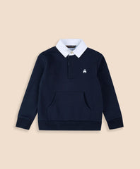 Boys Cotton-Blend Rugby Sweatshirt | Brooks Brothers on sale