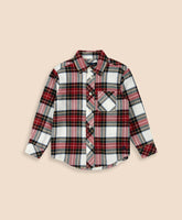 Boys Cotton Brushed Flannel Shirt | Brooks Brothers online shop