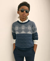Boys Cotton Holiday Sweater | Brooks Brothers online