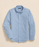 Boys Non-Iron Broadcloth Polo Button-Down Collar Check Sport Shirt | Brooks Brothers sale