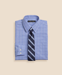 Boys Non-Iron Supima® Cotton Broadcloth Plaid Dress Shirt | Brooks Brothers sale