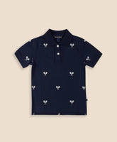 Boys Stretch Cotton Tennis- Racquet- Embroidered Pique Polo Shirt | Brooks Brothers cheap