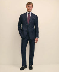 Brooks Brothers Explorer Collection Classic Fit Wool Overcheck Suit Jacket | Brooks Brothers online shop