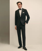 Brooks Brothers Explorer Collection Classic Fit Wool Tuxedo Pants | Brooks Brothers online shop