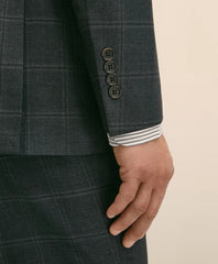 Brooks Brothers Explorer Collection Classic Fit Wool Windowpane Suit Jacket | Brooks Brothers sale