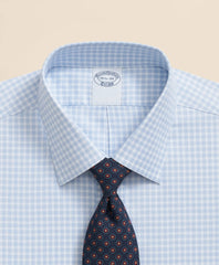 Brooks Brothers Explorer Collection Non-Iron Twill Ainsley Collar, Gingham Dress Shirt | Brooks Brothers online shop