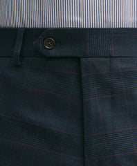 Brooks Brothers Explorer Collection Slim Fit Wool Overcheck Suit Pants | Brooks Brothers for sale