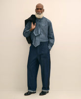 Brooks Brothers X Engineered Garments Cotton Denim Fatigue Dress Pants | Brooks Brothers on sale