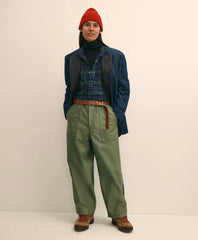 Brooks Brothers X Engineered Garments Cotton Flannel Wing Collar Oversized, Tartan Dress Shirt | Brooks Brothers online