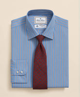 Brooks Brothers X Thomas Mason® Cotton English Collar, Stripe Dress Shirt | Brooks Brothers sale