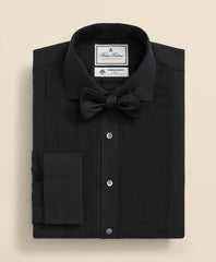 Brooks Brothers X Thomas Mason® Cotton English Collar, Swiss Pleat Front Tuxedo Shirt | Brooks Brothers online