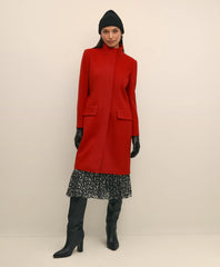 Brushed Wool Coat with Throat Latch | Brooks Brothers online