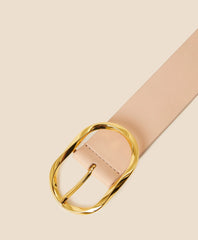 B-Low the Belt Gold-Tone & Leather Twisted Buckle Belt | Brooks Brothers cheap