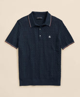 Cable Knit Archive Tennis Polo in Supima® Cotton | Brooks Brothers for sale
