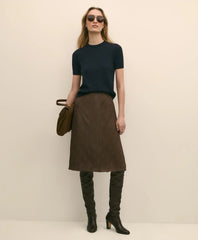 Chiffon Plaid Skirt | Brooks Brothers cheap