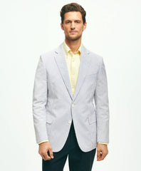 Classic Fit Archive-Inspired Seersucker Sport Coat in Cotton | Brooks Brothers online