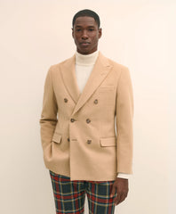 Classic Fit Camel Hair Double-Breasted 1818 Sport Coat | Brooks Brothers online shop