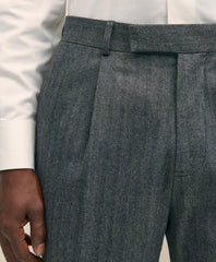 Classic Fit Cotton Herringbone Suit Pants | Brooks Brothers sale