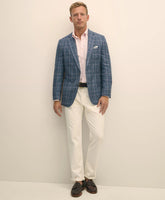 Classic Fit Linen-Silk-Cotton Check 1818 Sport Coat | Brooks Brothers cheap