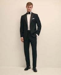 Classic Fit Merino Wool Twill 1818 Tuxedo Pants | Brooks Brothers discount