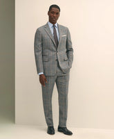 Classic Fit Saxon Wool Bold Check 1818 Suit | Brooks Brothers online