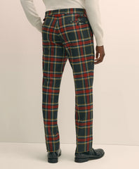 Classic Fit Wool-Blend Tartan Dress Pants | Brooks Brothers on sale