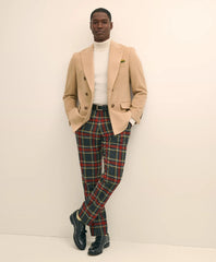 Classic Fit Wool-Blend Tartan Dress Pants | Brooks Brothers on sale