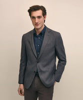 Classic Fit Wool Hopsack Gingham Sport Coat | Brooks Brothers on sale