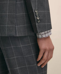Classic Fit Wool Windowpane 1818 Suit | Brooks Brothers cheap
