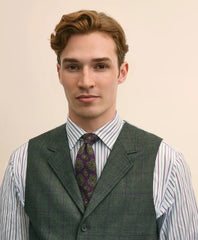 Classic Fit Wool Windowpane Suit Vest | Brooks Brothers sale
