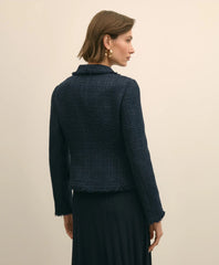 Fringed Boucle Jacket | Brooks Brothers on sale