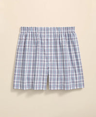 Cotton Broadcloth Plaid Boxers | Brooks Brothers sale
