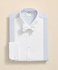 Cotton Oxford Polo Button-Down Collar, 10-Pleat Contrast-Stripe Tuxedo Shirt | Brooks Brothers for sale