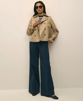 Cotton Twill Wide-Leg Pant | Brooks Brothers discount