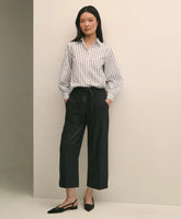 Belted Wide-Leg Utility Pants | Brooks Brothers on sale